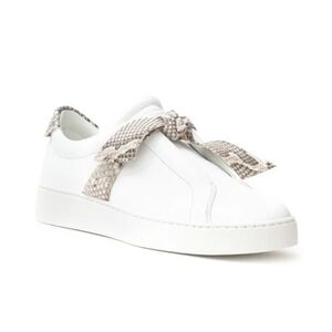 Alexandre Birman Jungle Snake-trimmed Sneakers